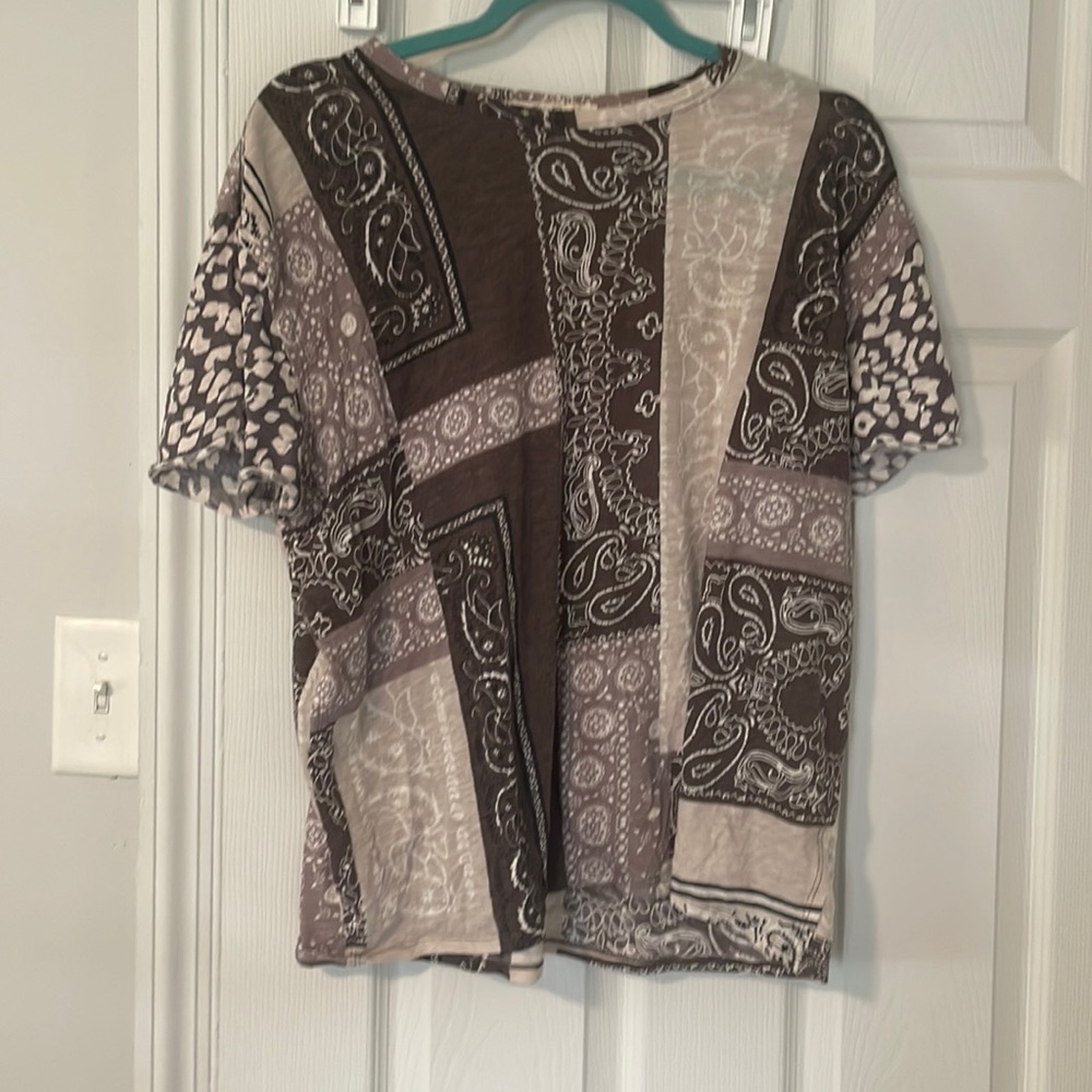 Free People Bandana T shirt
